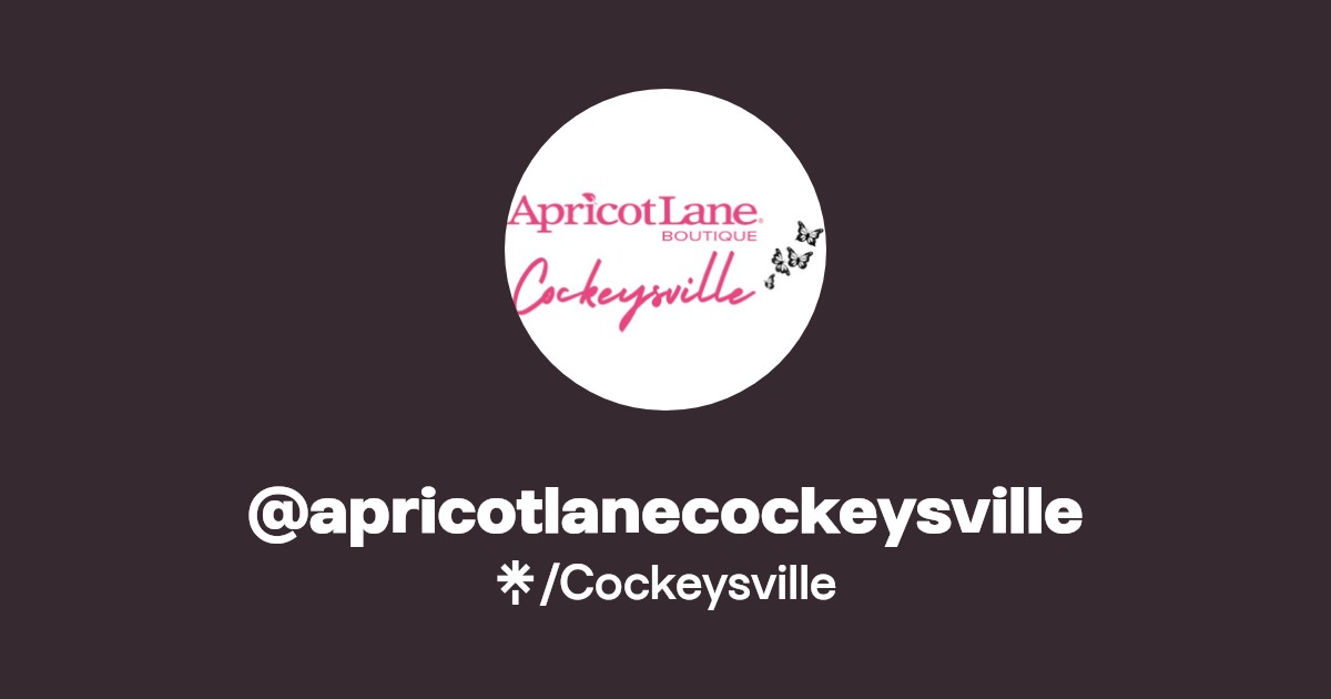 apricotlanecockeysville Instagram, Facebook Linktree