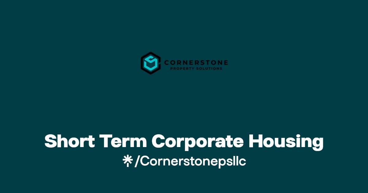 Short Term Corporate Housing Instagram, Facebook Linktree