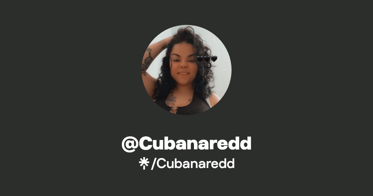 Cubanaredd - Find @Cubanaredd Onlyfans - Linktree