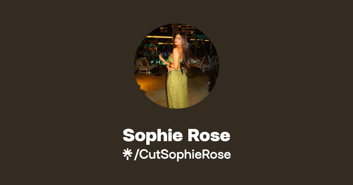 Sophie Rose - Find Sophie Rose Onlyfans - Linktree