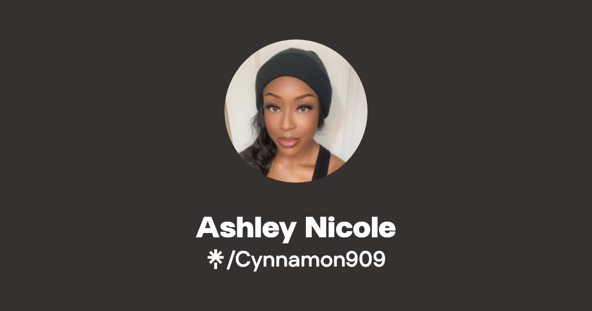 Ashley Nicole Instagram, TikTok Linktree