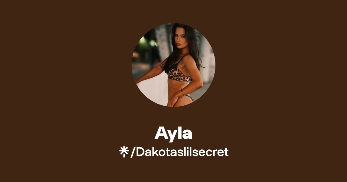 Ayla - Find Ayla Onlyfans - Linktree