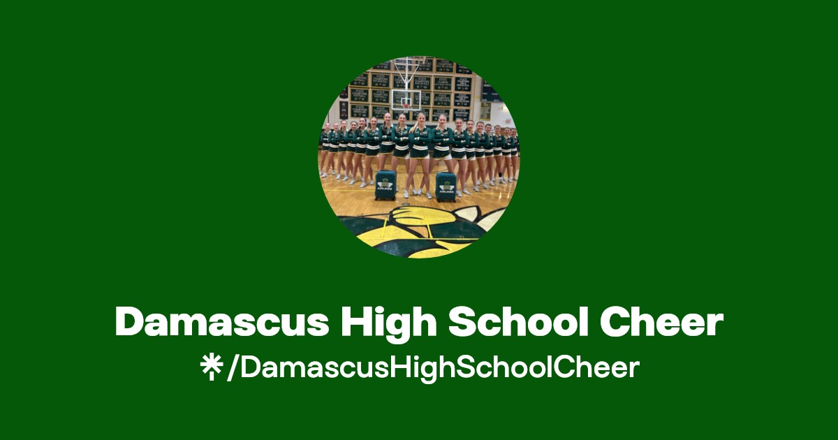 Damascus High School Cheer Instagram, TikTok Linktree