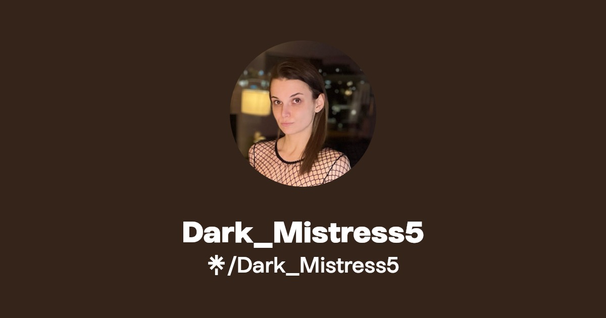 Dark_Mistress5 - Find Dark_Mistress5 Onlyfans - Linktree