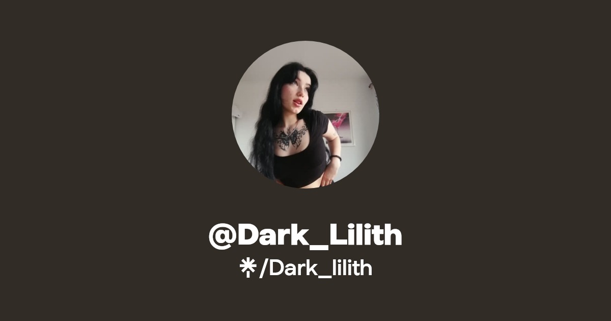 @Dark_Lilith - Find @Dark_Lilith Onlyfans - Linktree