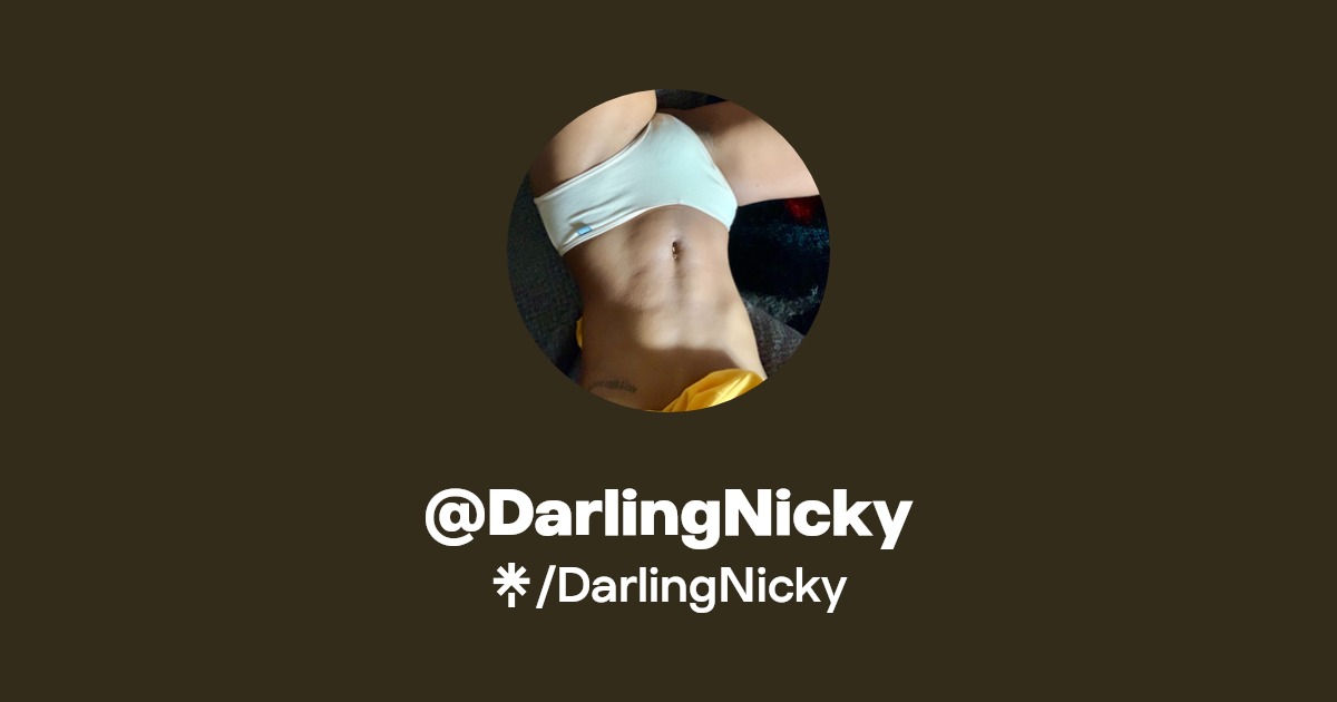 DarlingNicky - Find @DarlingNicky Onlyfans - Linktree