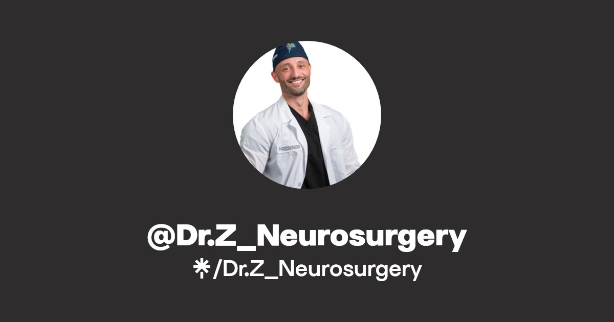 Dr.Z_Neurosurgery Instagram, TikTok Linktree
