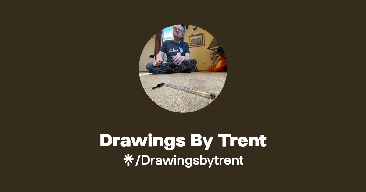 Drawings By Trent Instagram, Facebook, TikTok Linktree