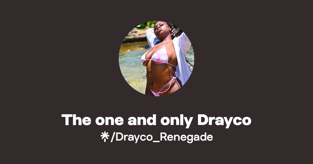 The one and only Drayco - Find The one and only Drayco Onlyfans - Linktree
