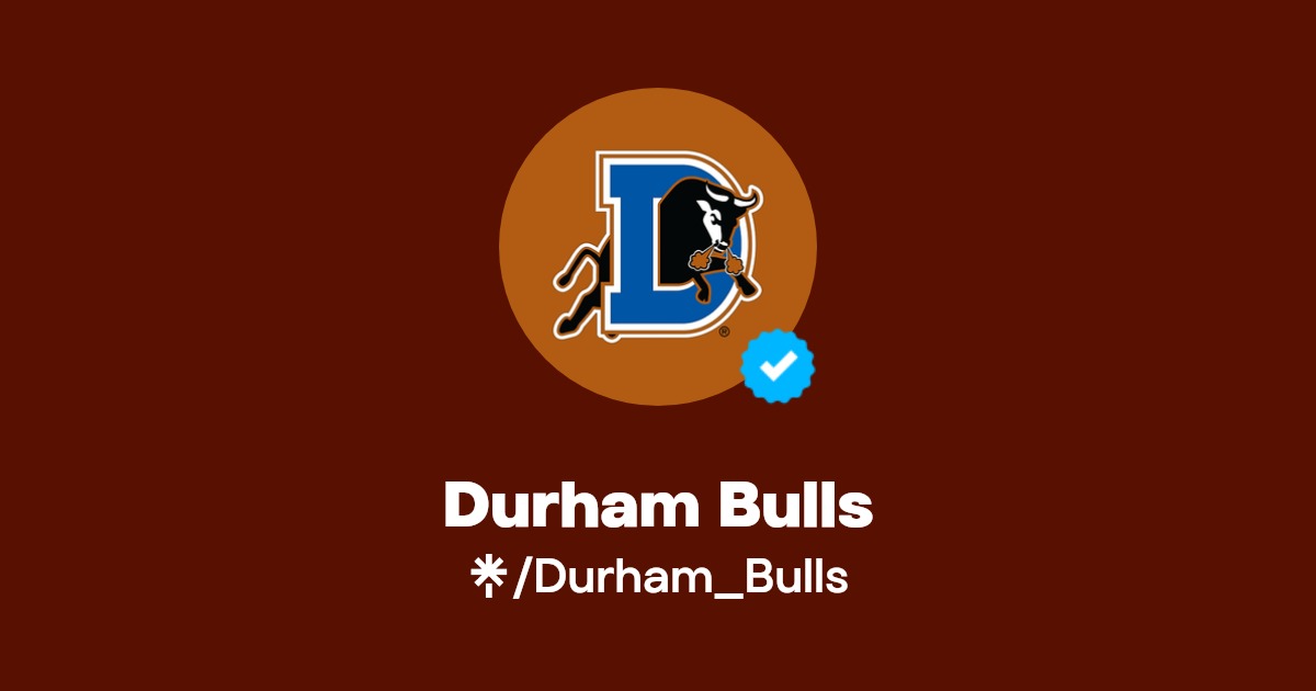 Durham Bulls Twitter, Instagram, Facebook, TikTok Linktree