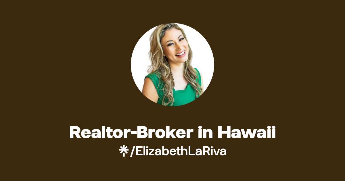 RealtorBroker in Hawaii Instagram Linktree