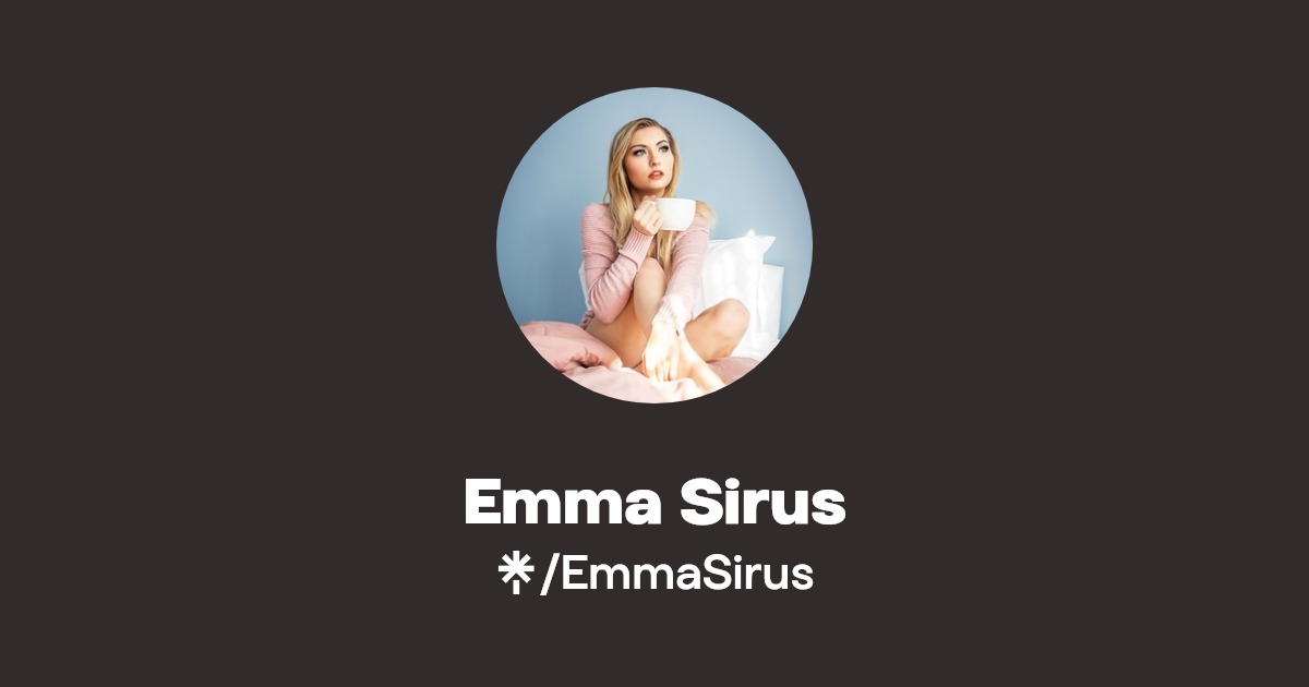 Emma Sirus | Instagram, Facebook, TikTok, Twitch | Linktree
