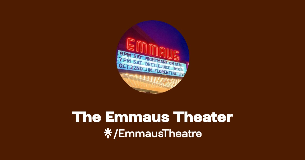 The Emmaus Theater Instagram, Facebook, TikTok Linktree