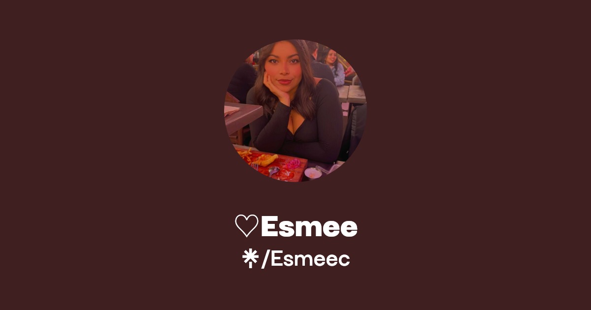 ♡Esmee - Find ♡Esmee Onlyfans - Linktree