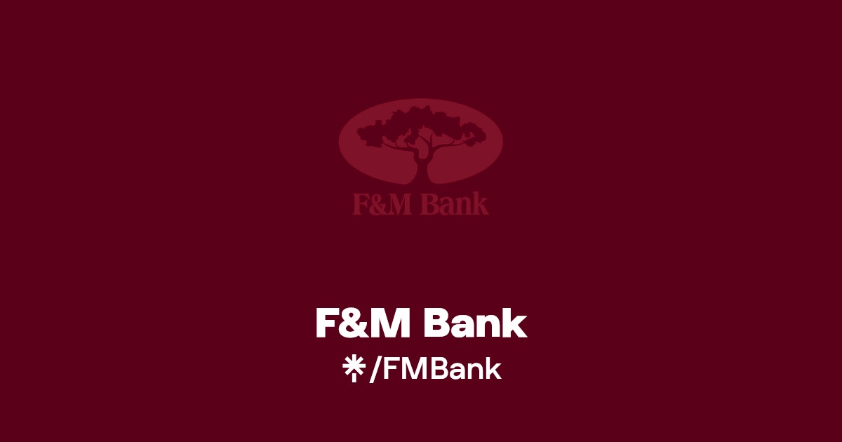 F&M Bank Instagram, Facebook Linktree