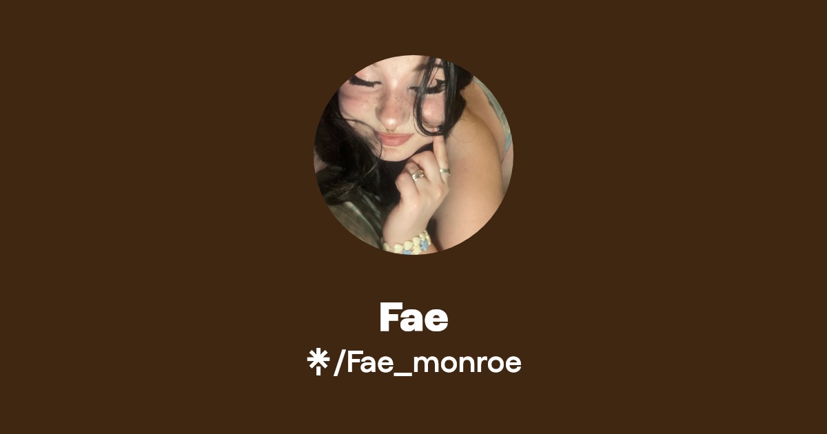 Fae - Find Fae Onlyfans - Linktree