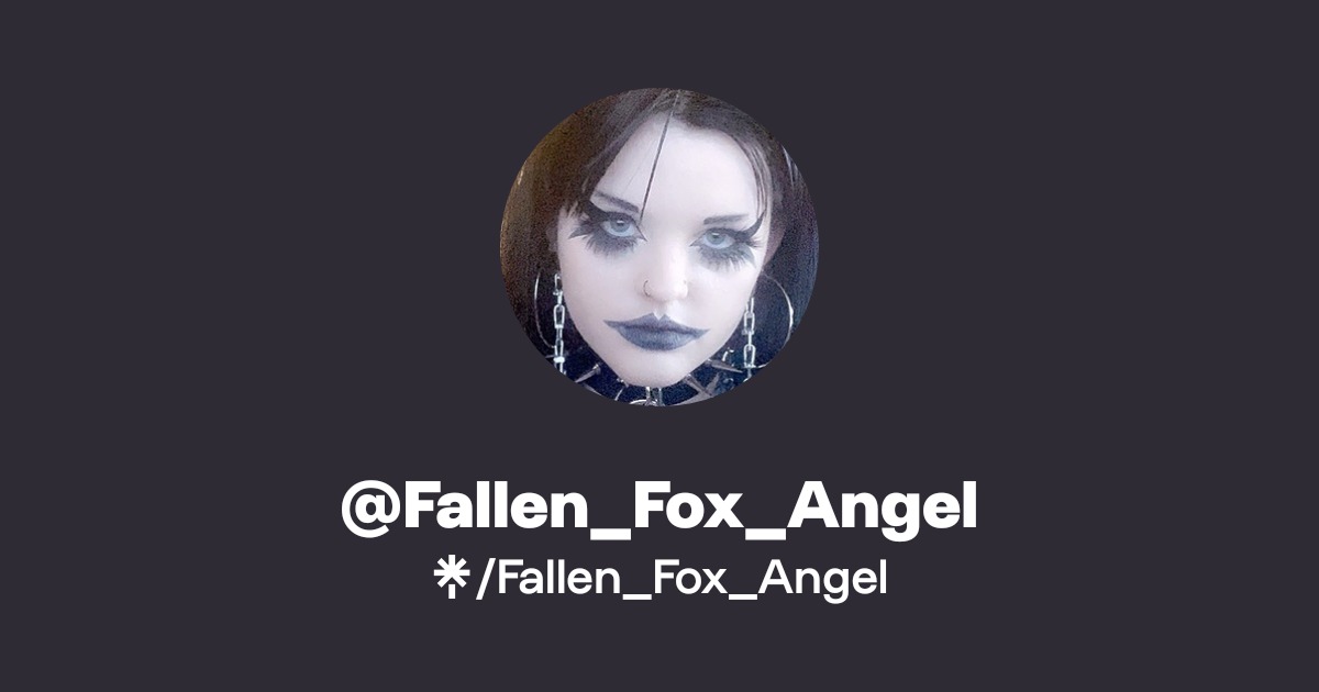 Fallen_Fox_Angel - Find @Fallen_Fox_Angel Onlyfans - Linktree