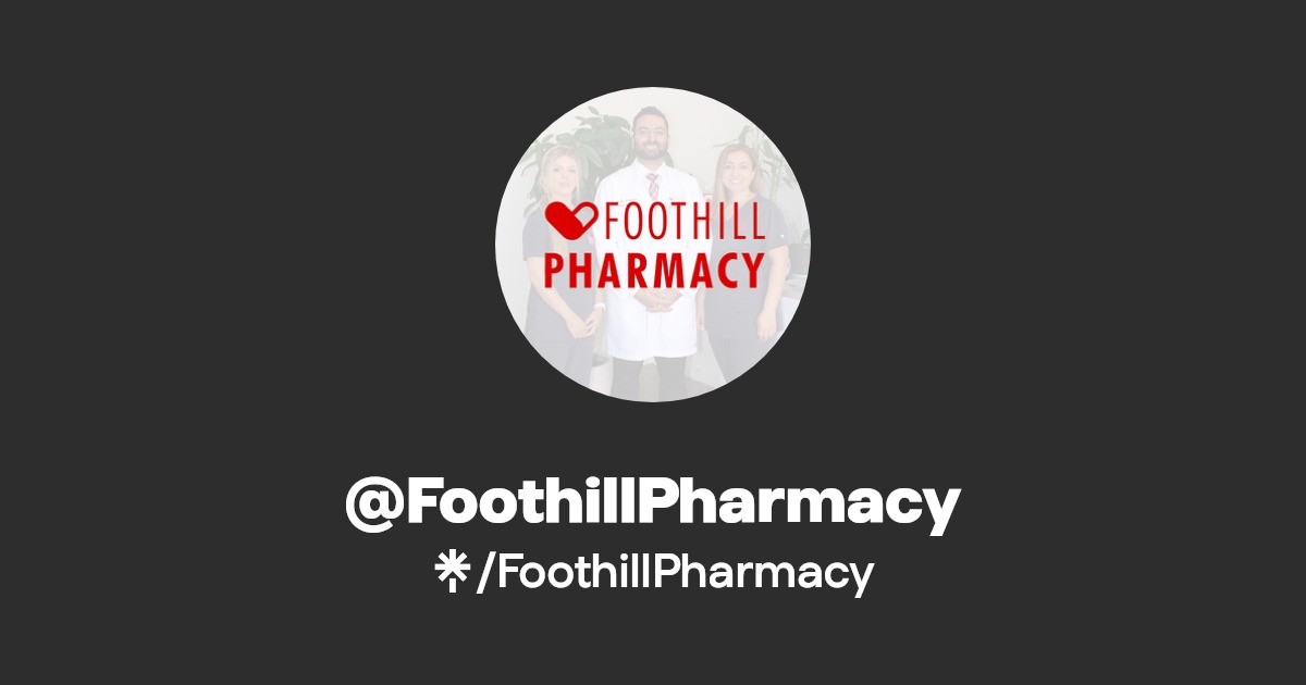 FoothillPharmacy Linktree