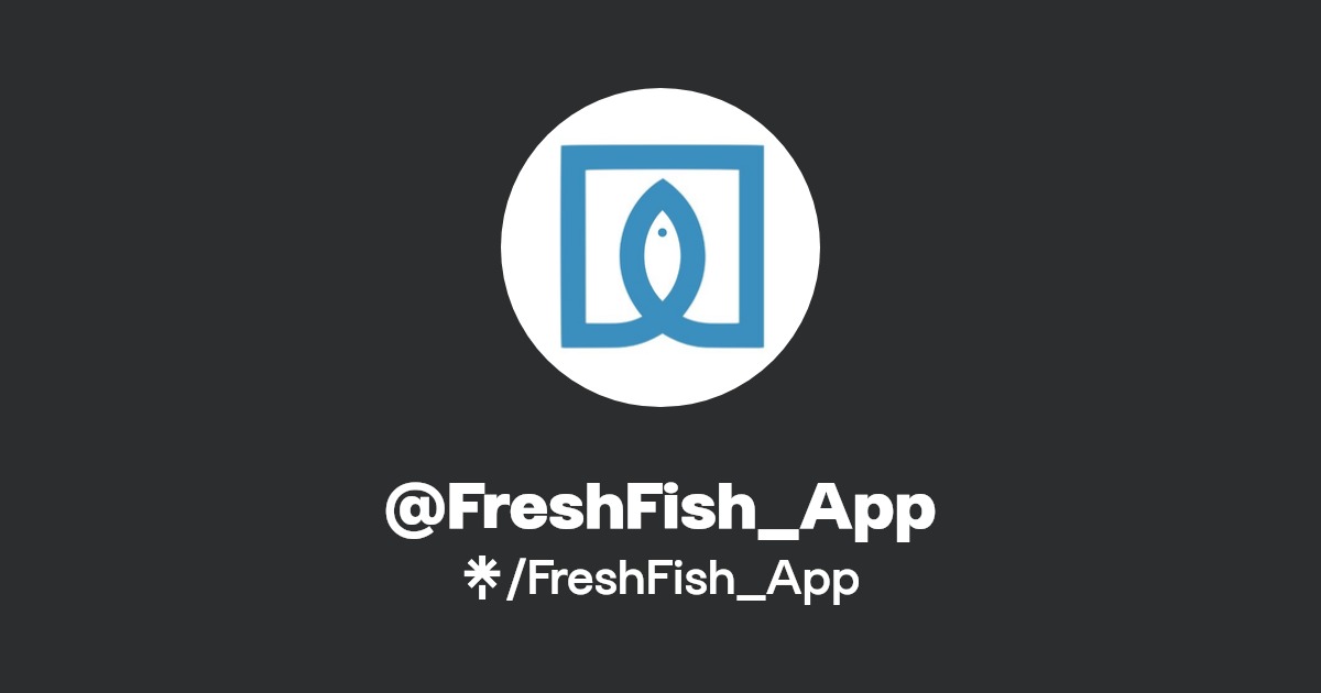 FreshFish_App Twitter, Instagram, TikTok Linktree