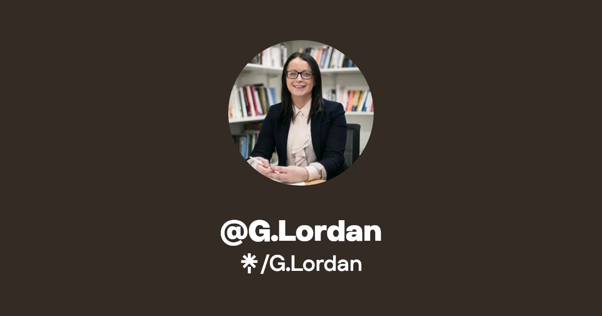 G.Lordan | Twitter | Linktree
