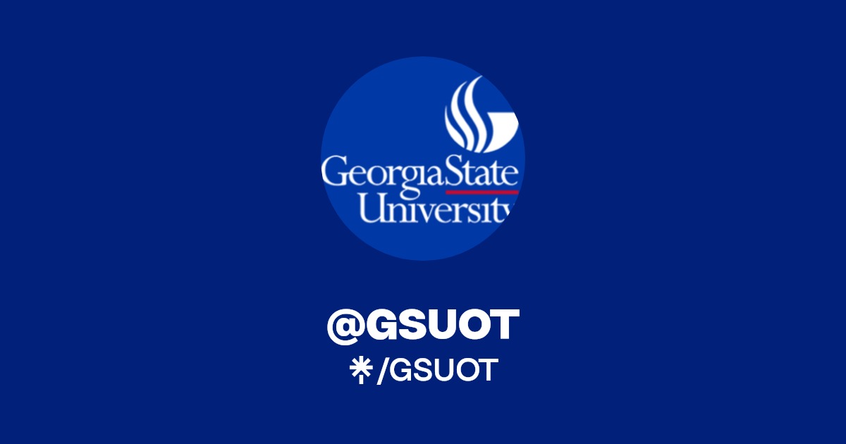 GSUOT Twitter, Instagram, Facebook Linktree