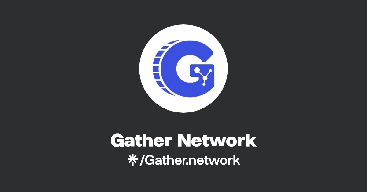 Gather Network Twitter, Instagram, Facebook Linktree