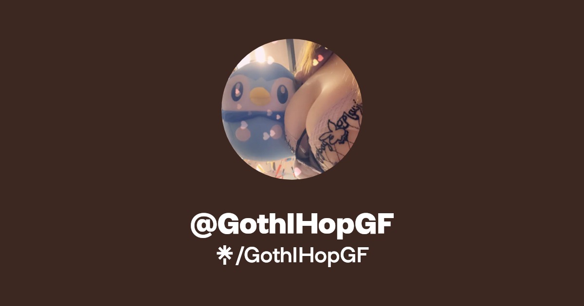 GothIHopGF - Find @GothIHopGF Onlyfans - Linktree