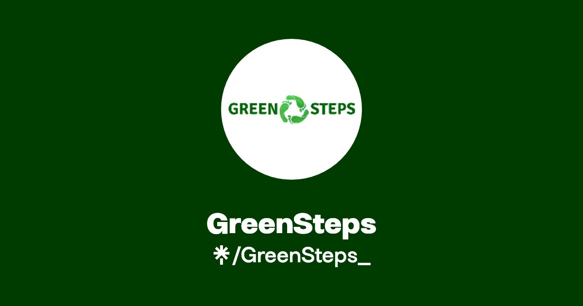 GreenSteps Instagram, Facebook Linktree
