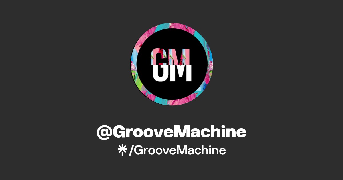 GrooveMachine Instagram, Facebook Linktree