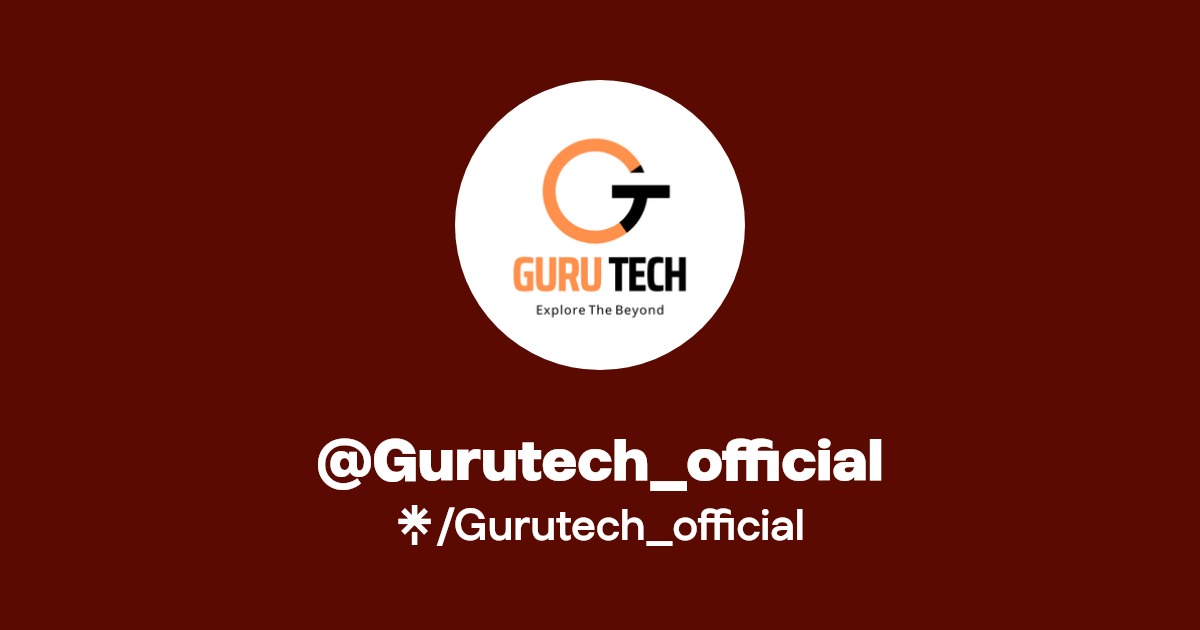 Gurutech_official Twitter, Instagram, Facebook Linktree
