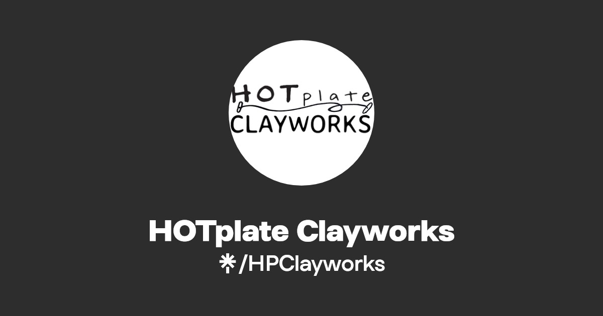 HOTplate Clayworks Instagram, Facebook Linktree