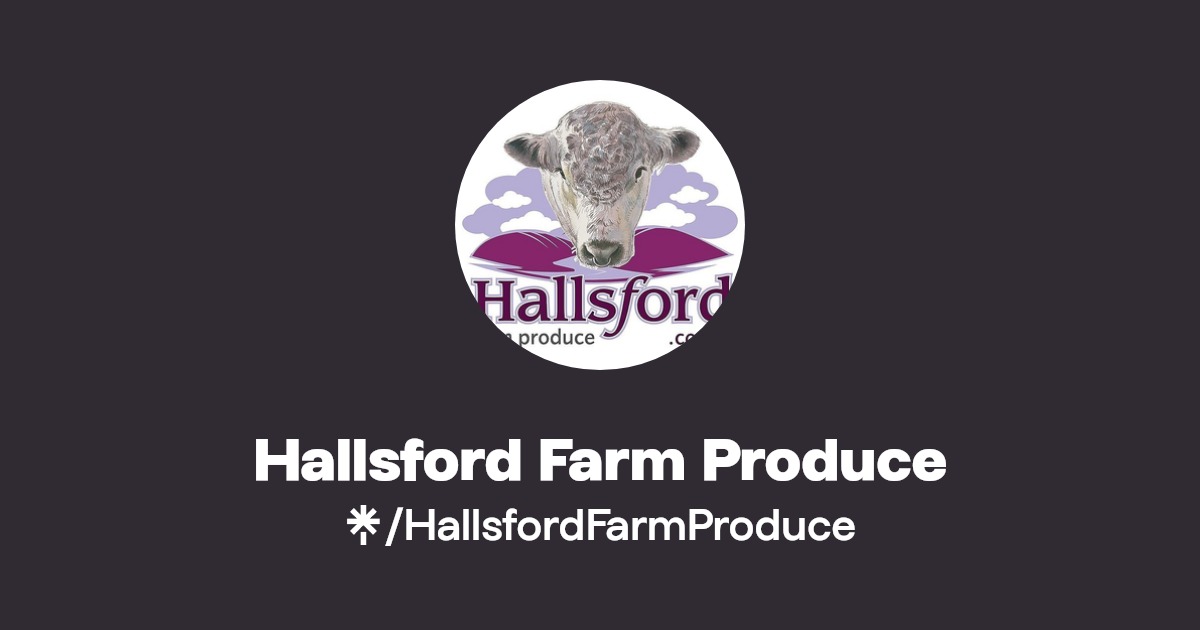 Hallsford Farm Produce Facebook Linktree
