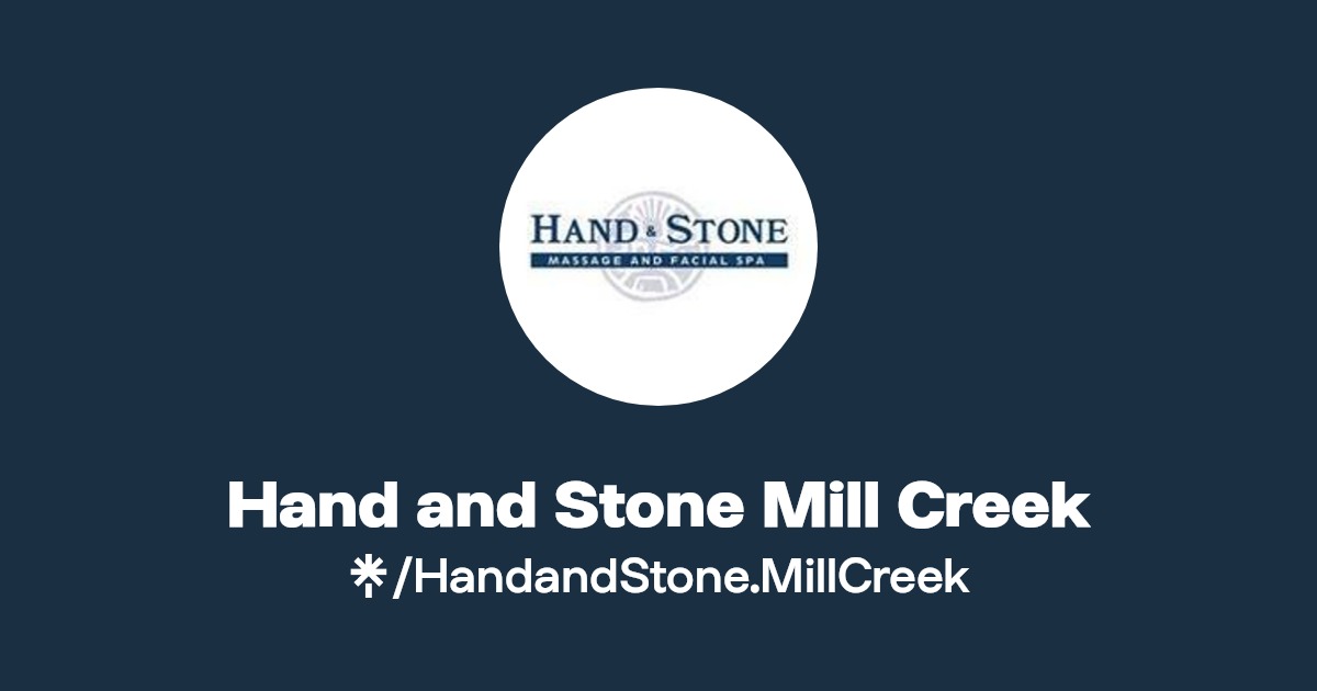 Hand and Stone Mill Creek Instagram, Facebook Linktree