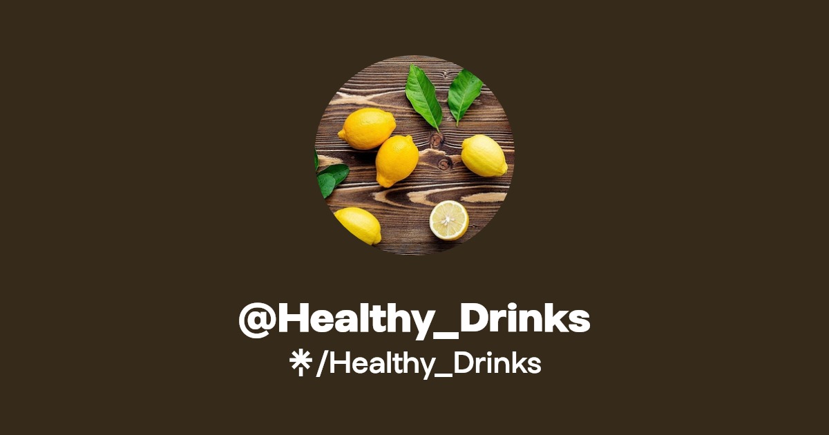 Healthy_Drinks Instagram Linktree