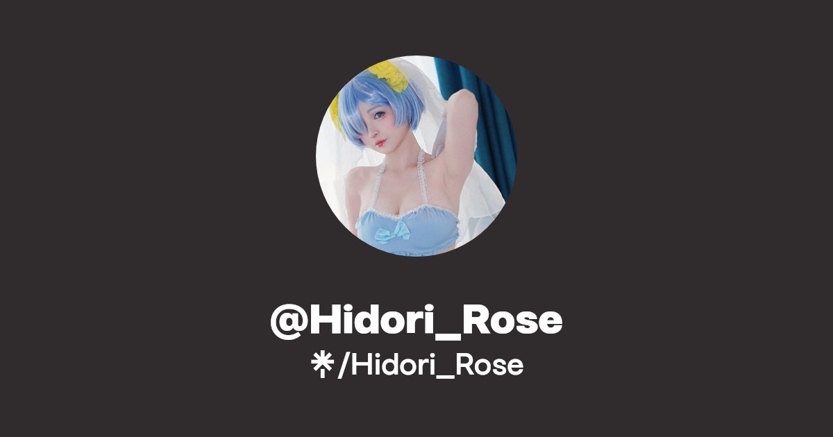 Hidori_Rose - Find @Hidori_Rose Onlyfans - Linktree