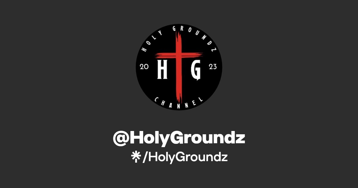 HolyGroundz Linktree