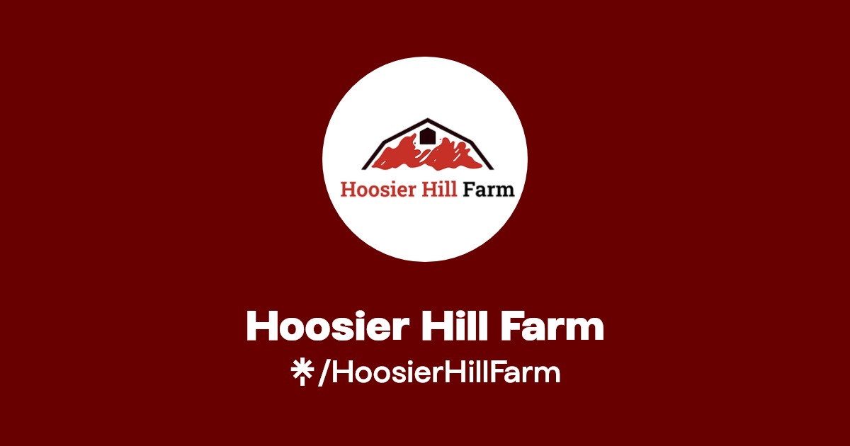 Hoosier Hill Farm Instagram, Facebook, TikTok Linktree