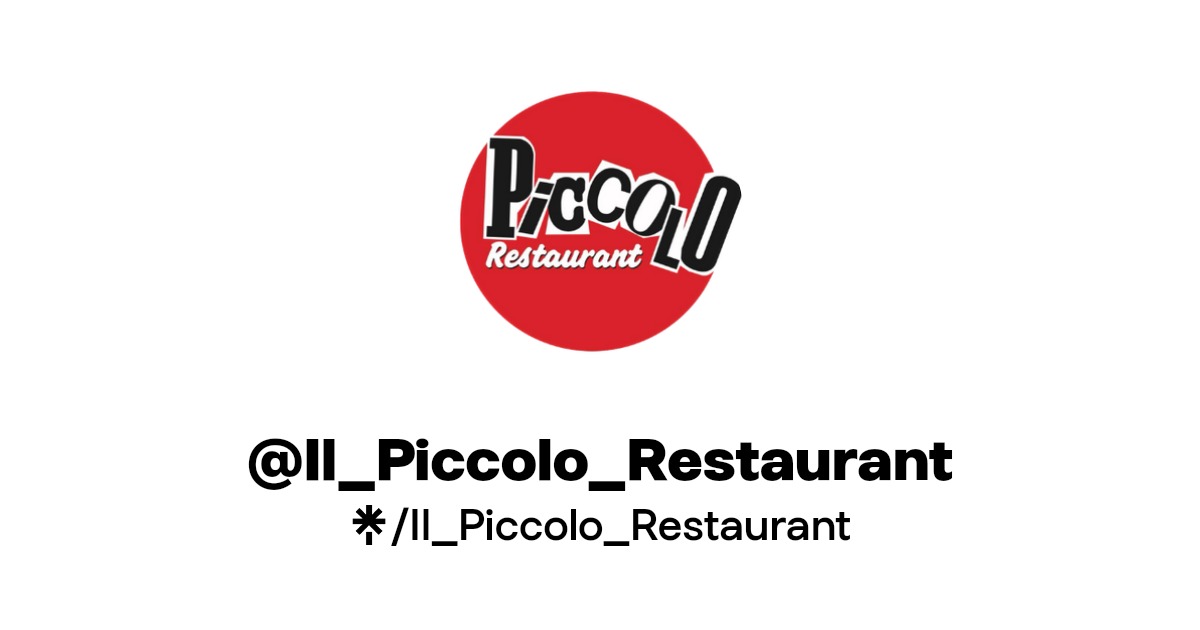 Il_Piccolo_Restaurant Instagram, Facebook Linktree