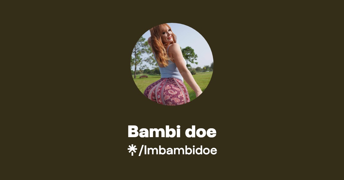 Bambi doe Instagram Linktree