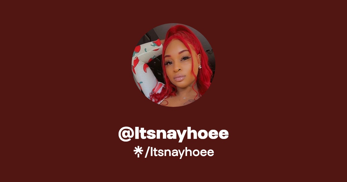 Itsnayhoee - Find @Itsnayhoee Onlyfans - Linktree