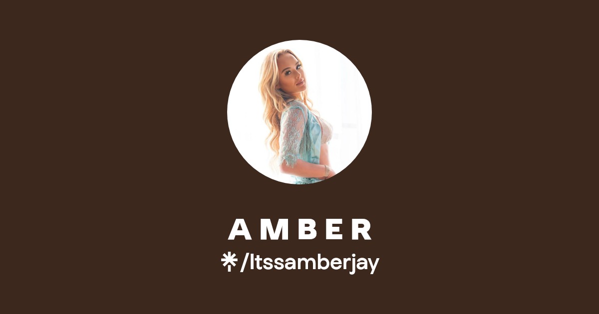 A M B E R - Find A M B E R Onlyfans - Linktree