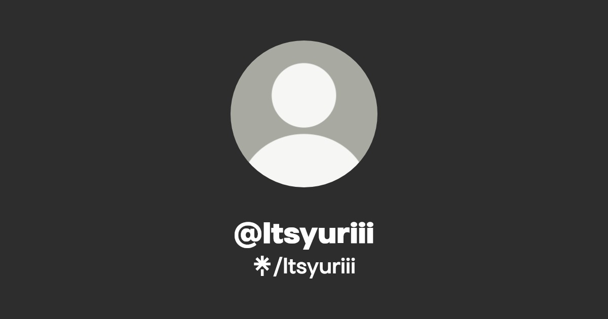 Itsyuriii - Find @Itsyuriii Onlyfans - Linktree