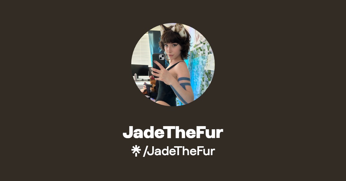 JadeTheFur Official TikTok, Instagram, X Linktree