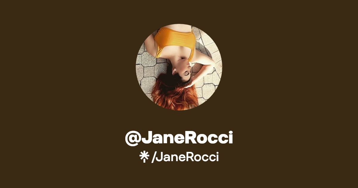 JaneRocci - Find @JaneRocci Onlyfans - Linktree