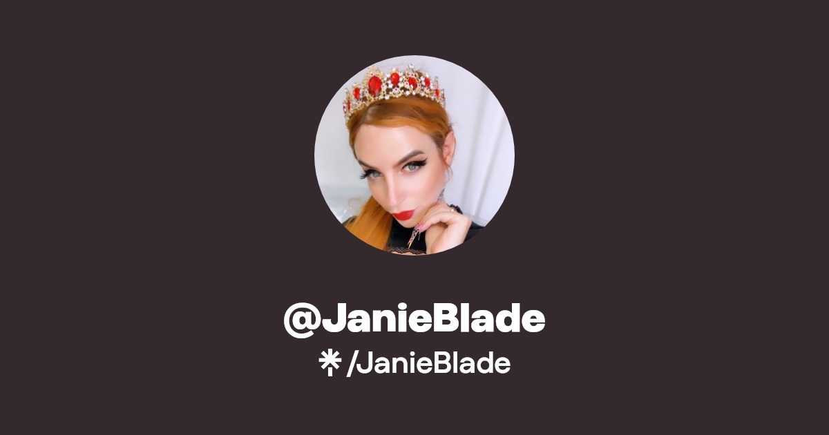 JanieBlade - Find @JanieBlade Onlyfans - Linktree