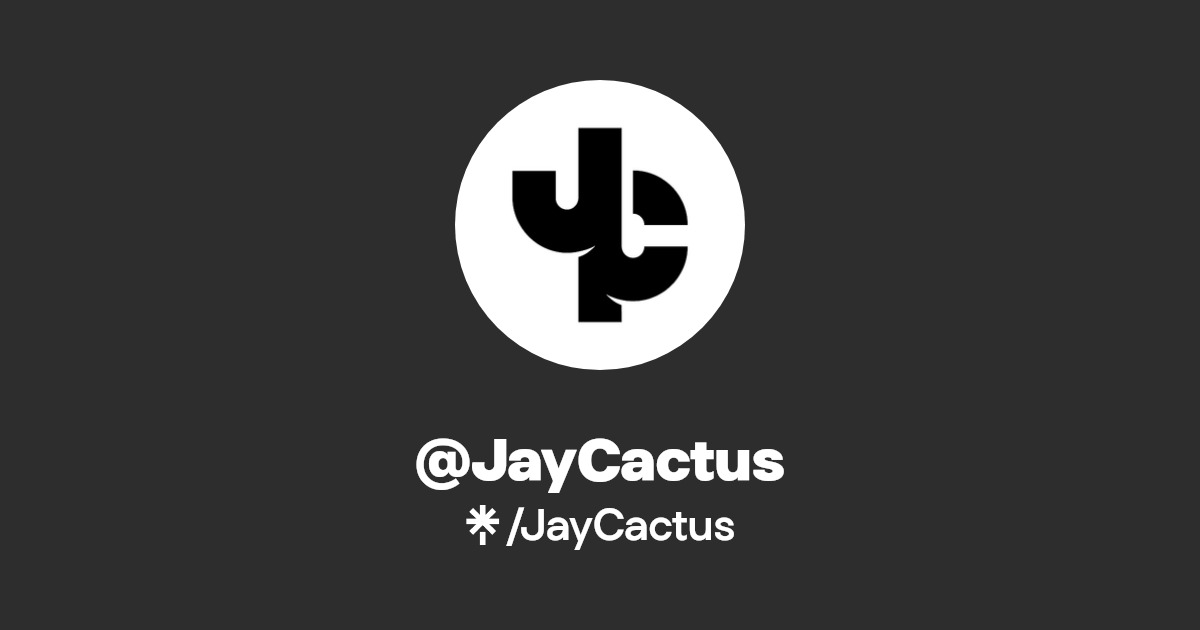 JayCactus Listen on YouTube, Spotify Linktree