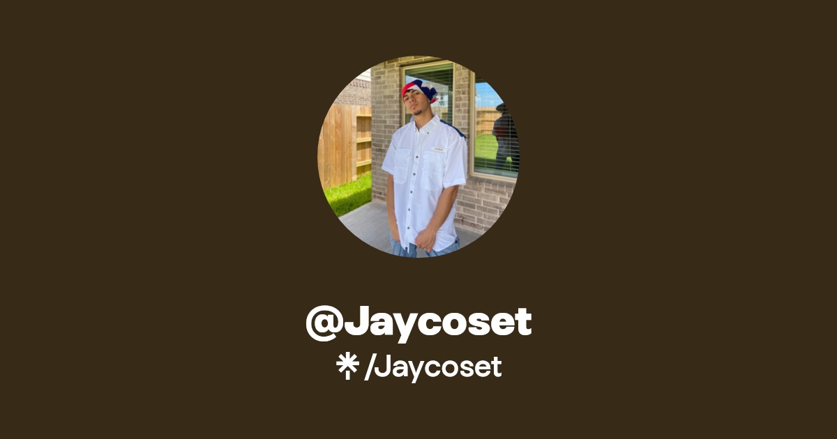 Jaycoset TikTok, Twitch Linktree