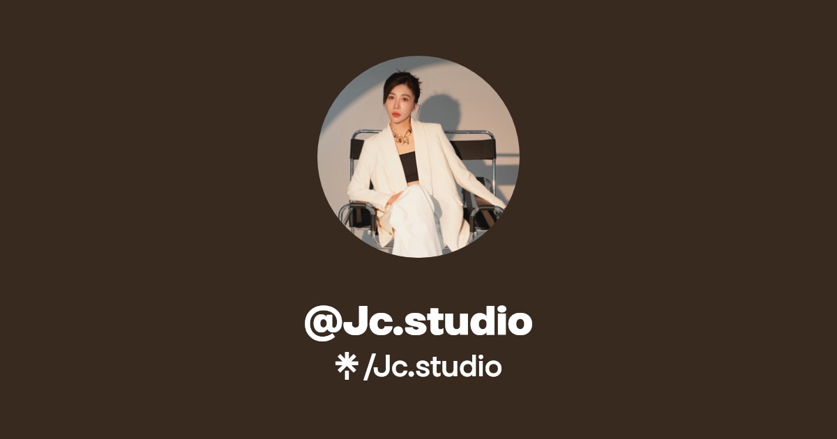 Jc.studio Instagram, Facebook Linktree