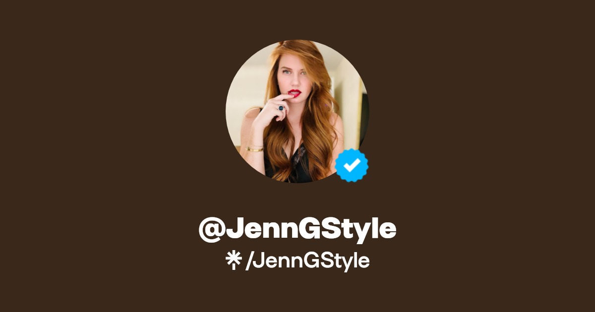 JennGStyle | Instagram, Facebook, TikTok | Linktree