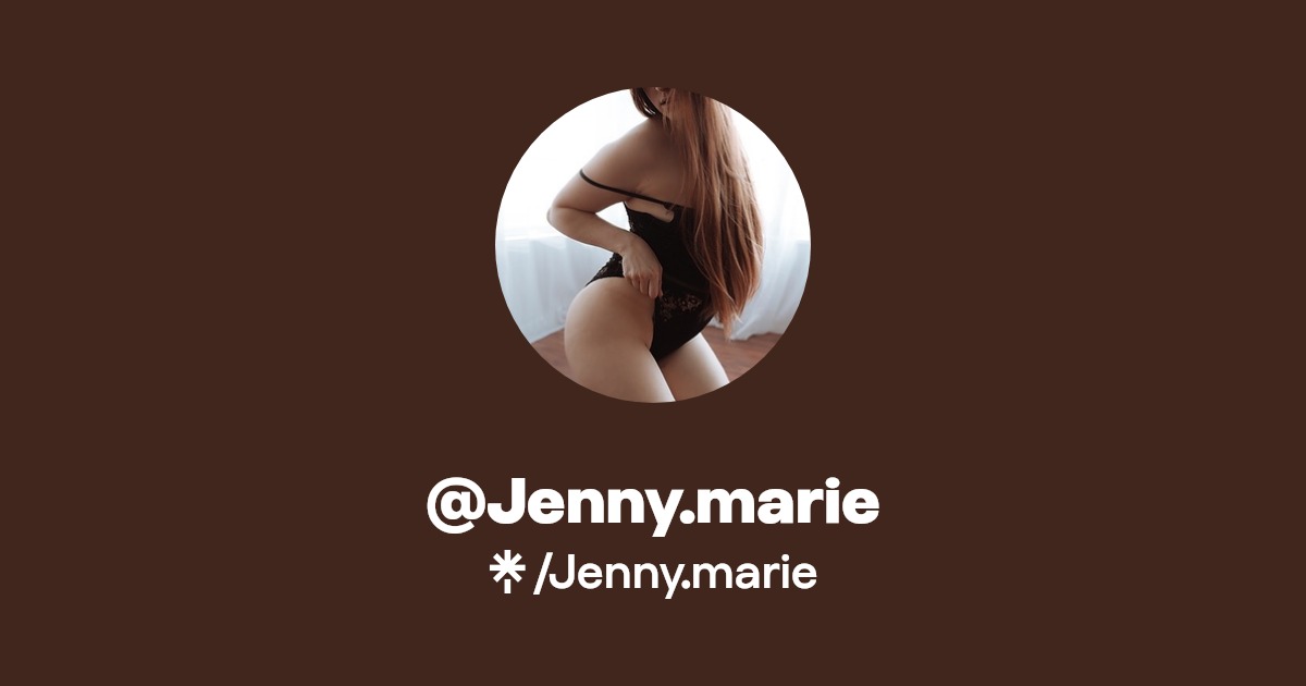 Jenny.marie - Find @Jenny.marie Onlyfans - Linktree